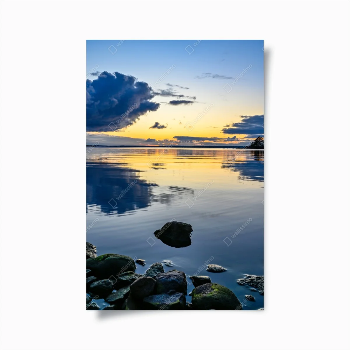 Poster ruhige küstenlandschaft bei sonnenuntergang – Wallnifity® Poster ruhige küstenlandschaft bei sonnenuntergang – Wallnifity®