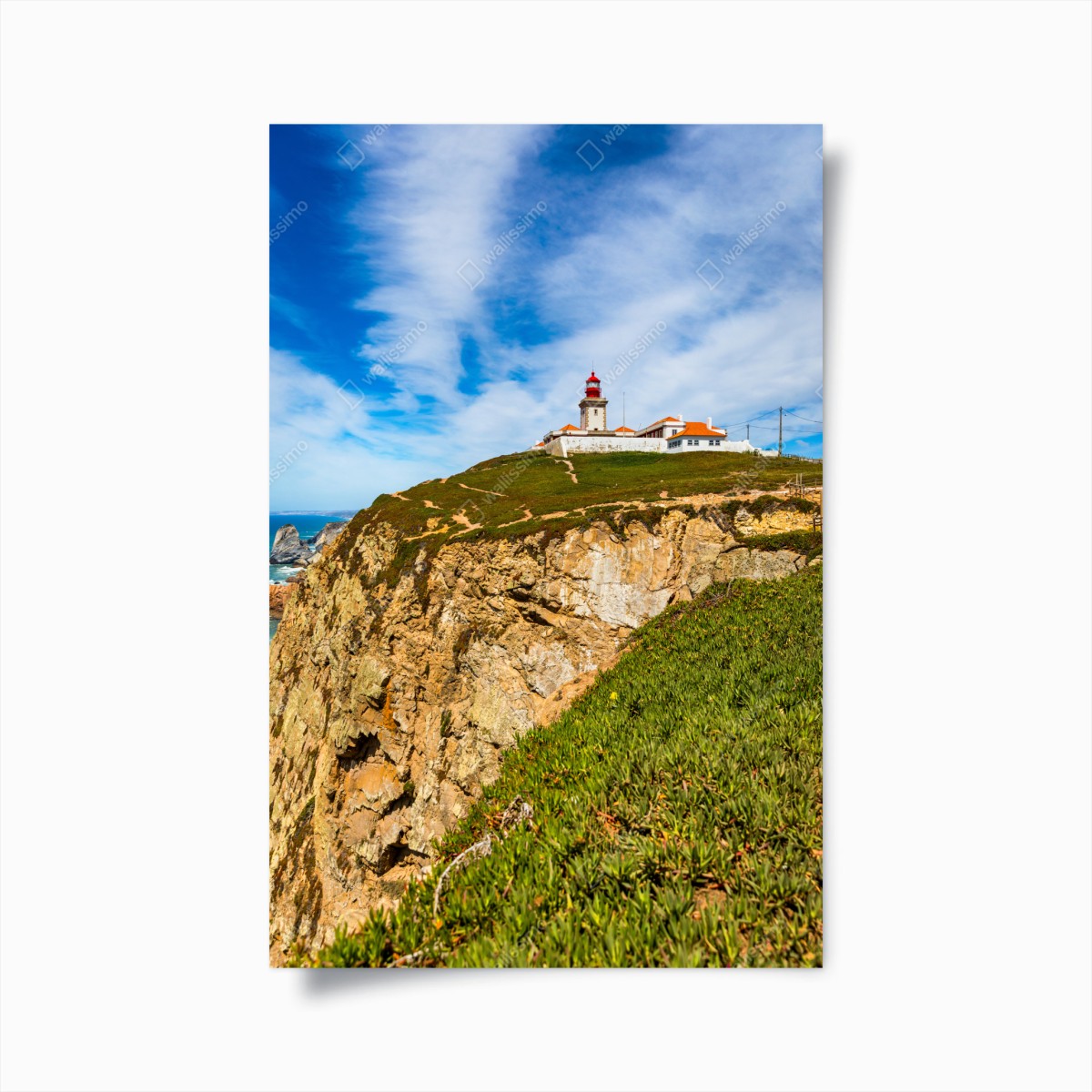 Poster leuchtturm auf den klippen von Cabo da Roca – Wallnifity®