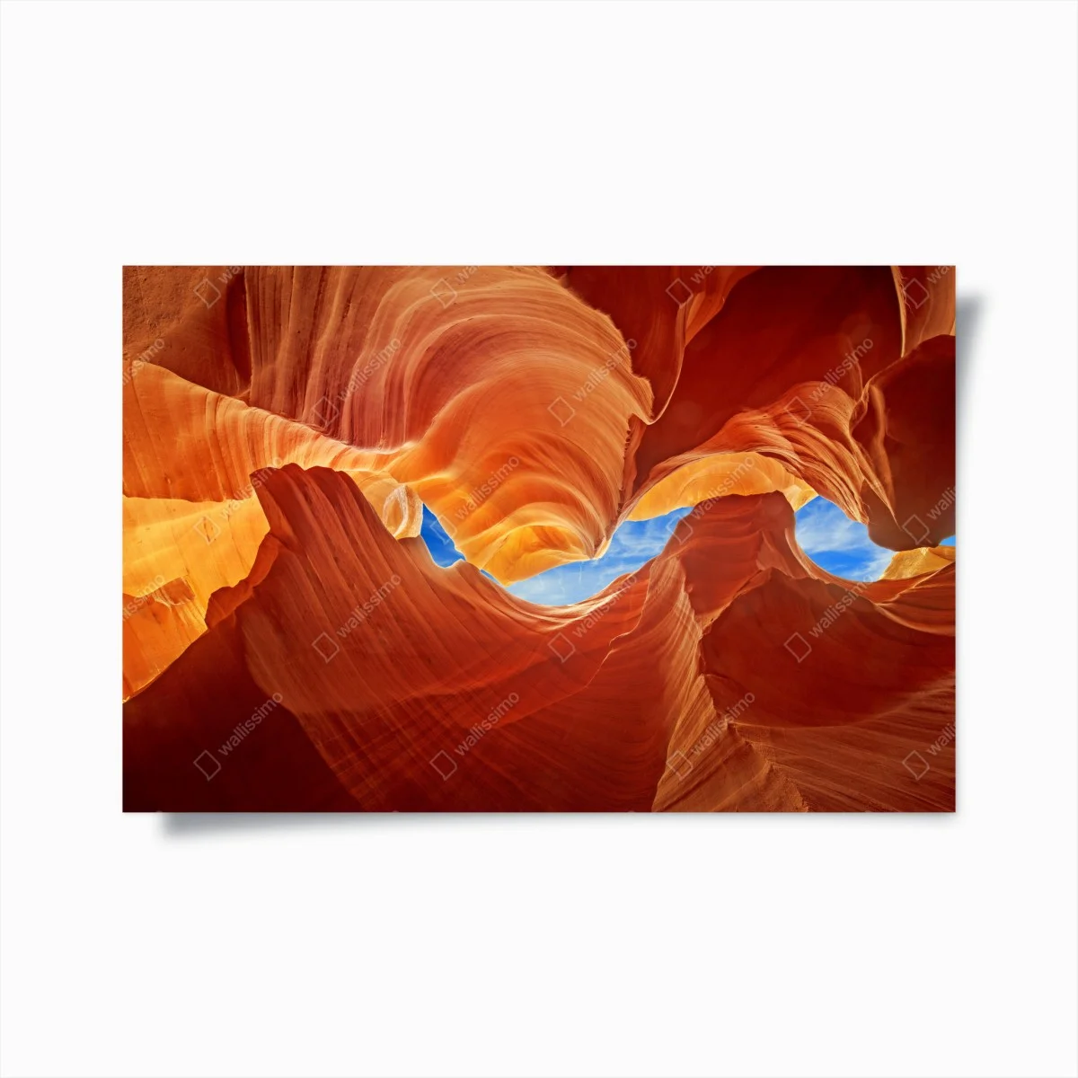 Poster Antelope Canyon geschwungene sandsteinformationen – Wallnifity® Poster Antelope Canyon geschwungene sandsteinformationen – Wallnifity®