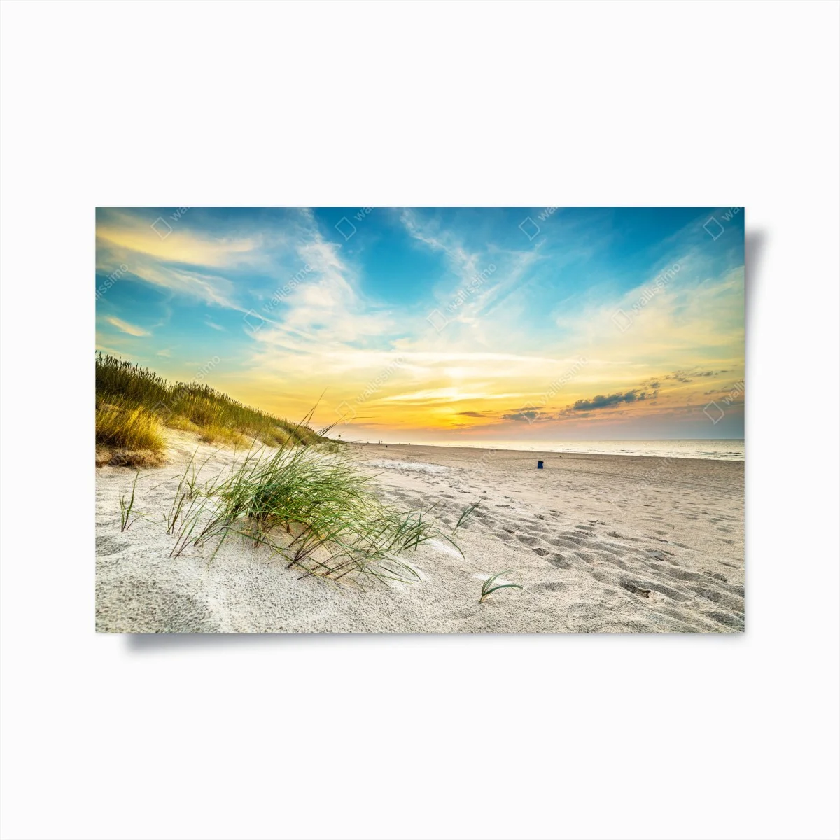 Poster sonnenuntergang über ruhigen dünen – Wallnifity® Poster sonnenuntergang über ruhigen dünen – Wallnifity®