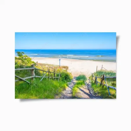 Poster weg zum strand der Ostsee – Wallnifity®