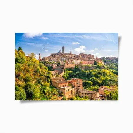 Poster Siena stadtpanorama, Italien – Wallnifity®