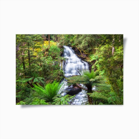 Poster Triplet Falls wasserfall im Great Otway National Park – Wallnifity®