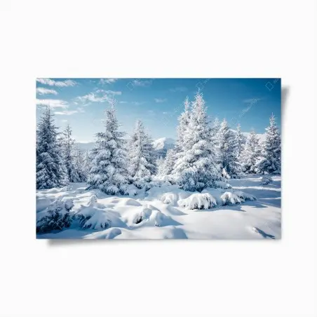 Poster winterruhe in den Karpaten – Wallnifity®