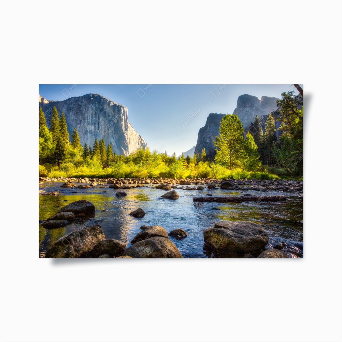 Poster goldenes flusstal – Wallnifity®