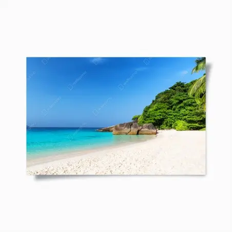 Poster Similan Islands türkisstrand panorama – Wallnifity®