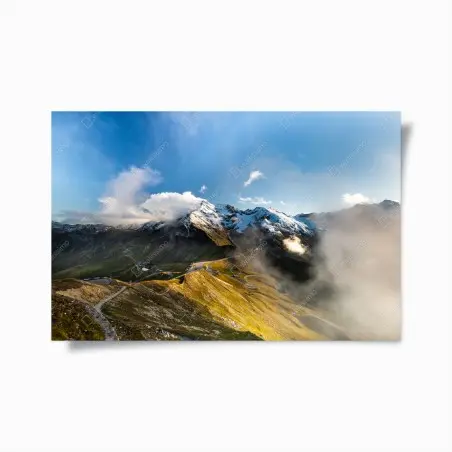 Poster Grossglockner panoramastraße in den Alpen – Wallnifity®