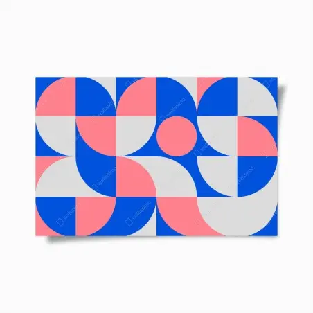 Poster skandinavische geometrische komposition – Wallnifity®