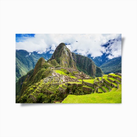 Poster Machu Picchu antike bergterrassen – Wallnifity®