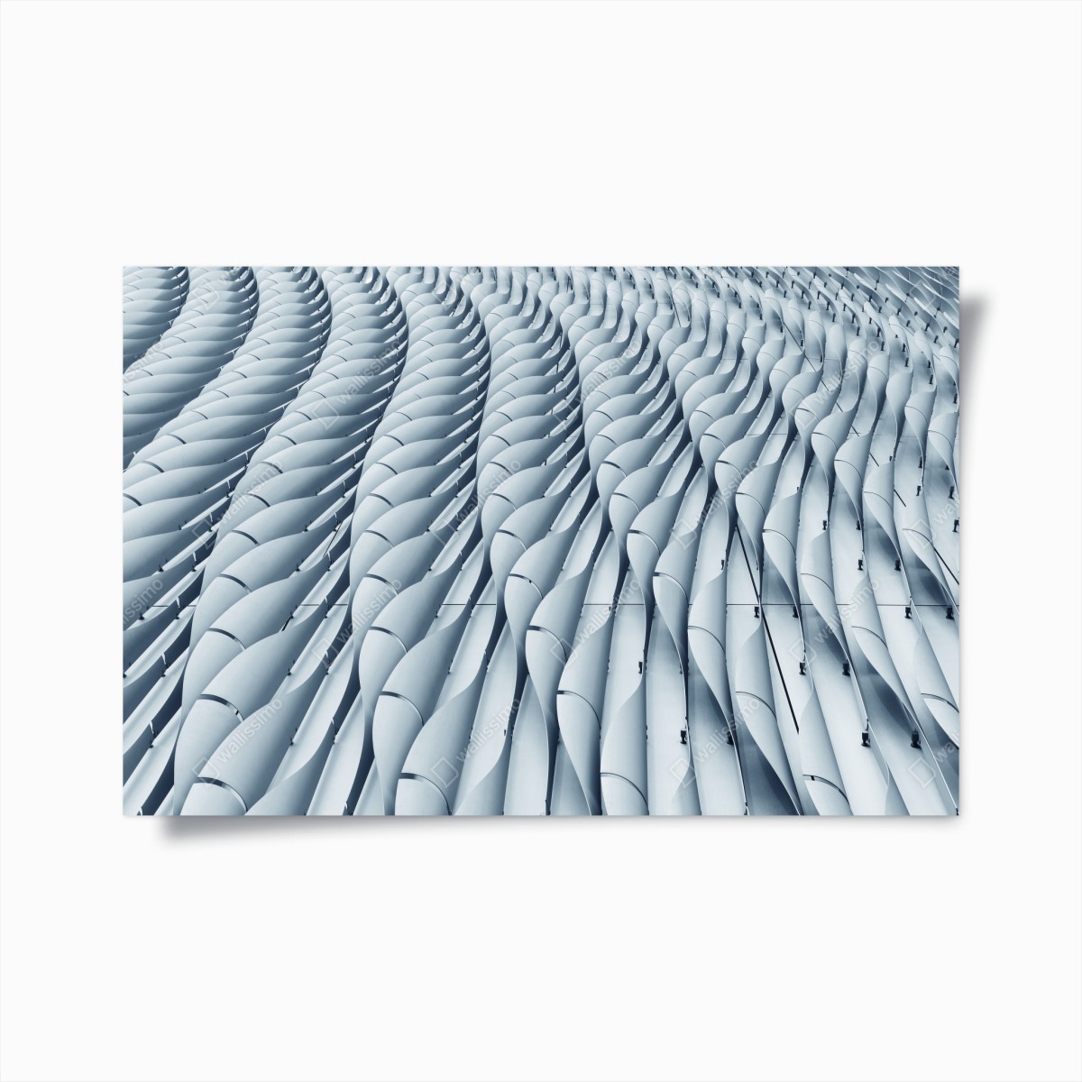 Poster abstraktes architektonisches fasadenmuster – Wallnifity®