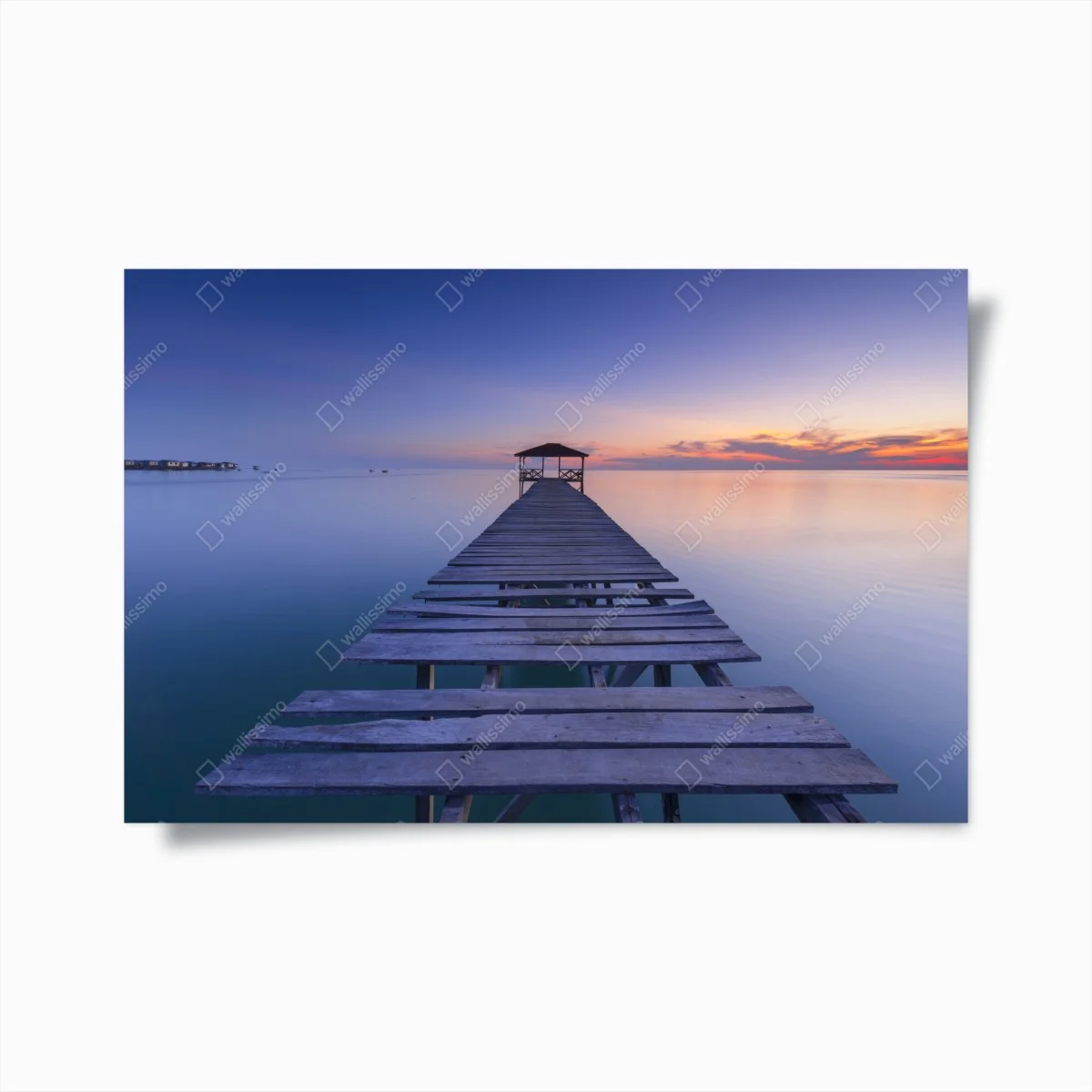 Poster ruhiger steg bei sonnenuntergang – Wallnifity® Poster ruhiger steg bei sonnenuntergang – Wallnifity®