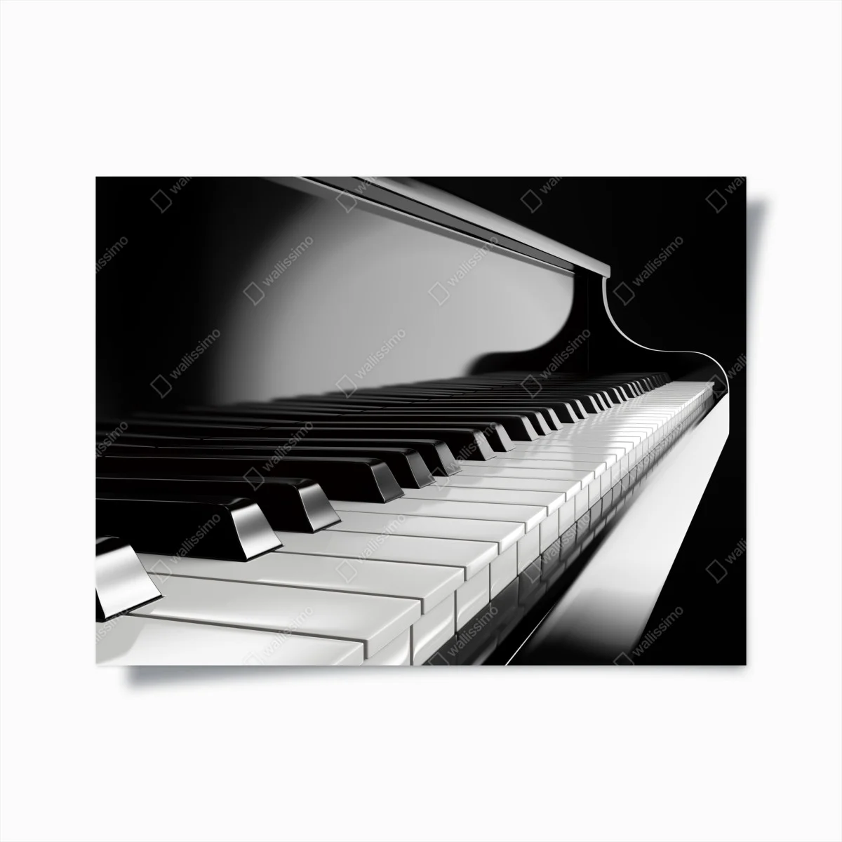 Poster elegante schwarzweiß klaviertasten – Wallnifity® Poster elegante schwarzweiß klaviertasten – Wallnifity®