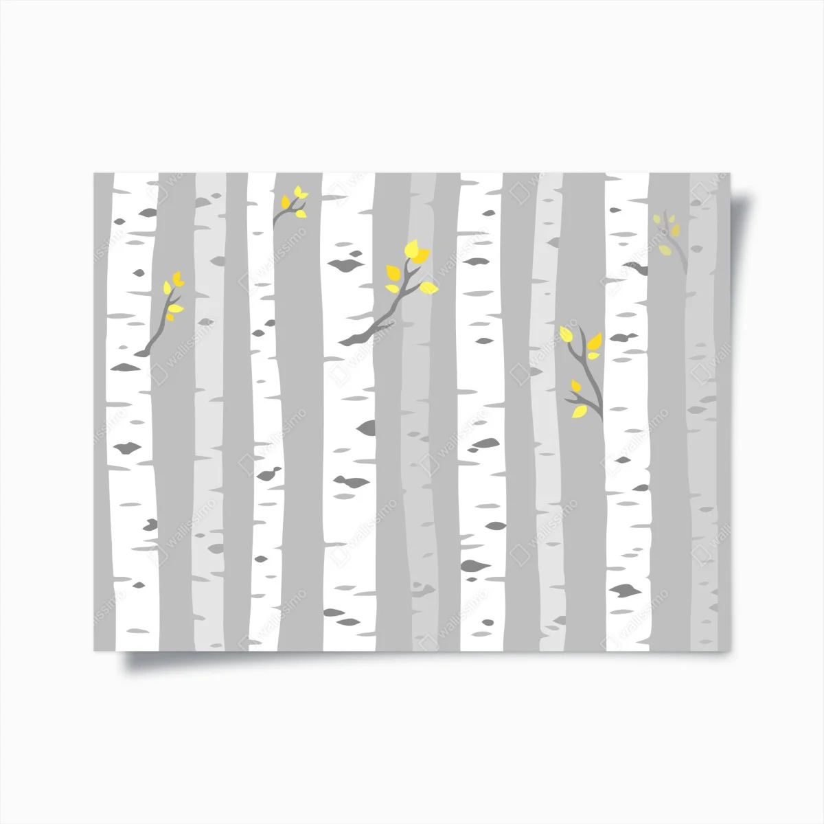 Poster skandinavischer birkenwald – Wallnifity® Poster skandinavischer birkenwald – Wallnifity®