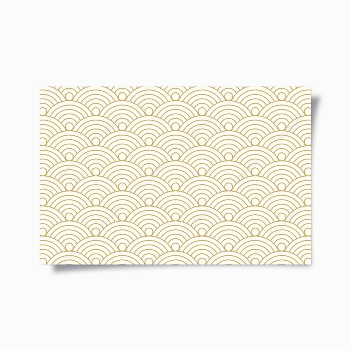 Poster goldenes seigaiha wellenmuster – Wallnifity® Poster goldenes seigaiha wellenmuster – Wallnifity®