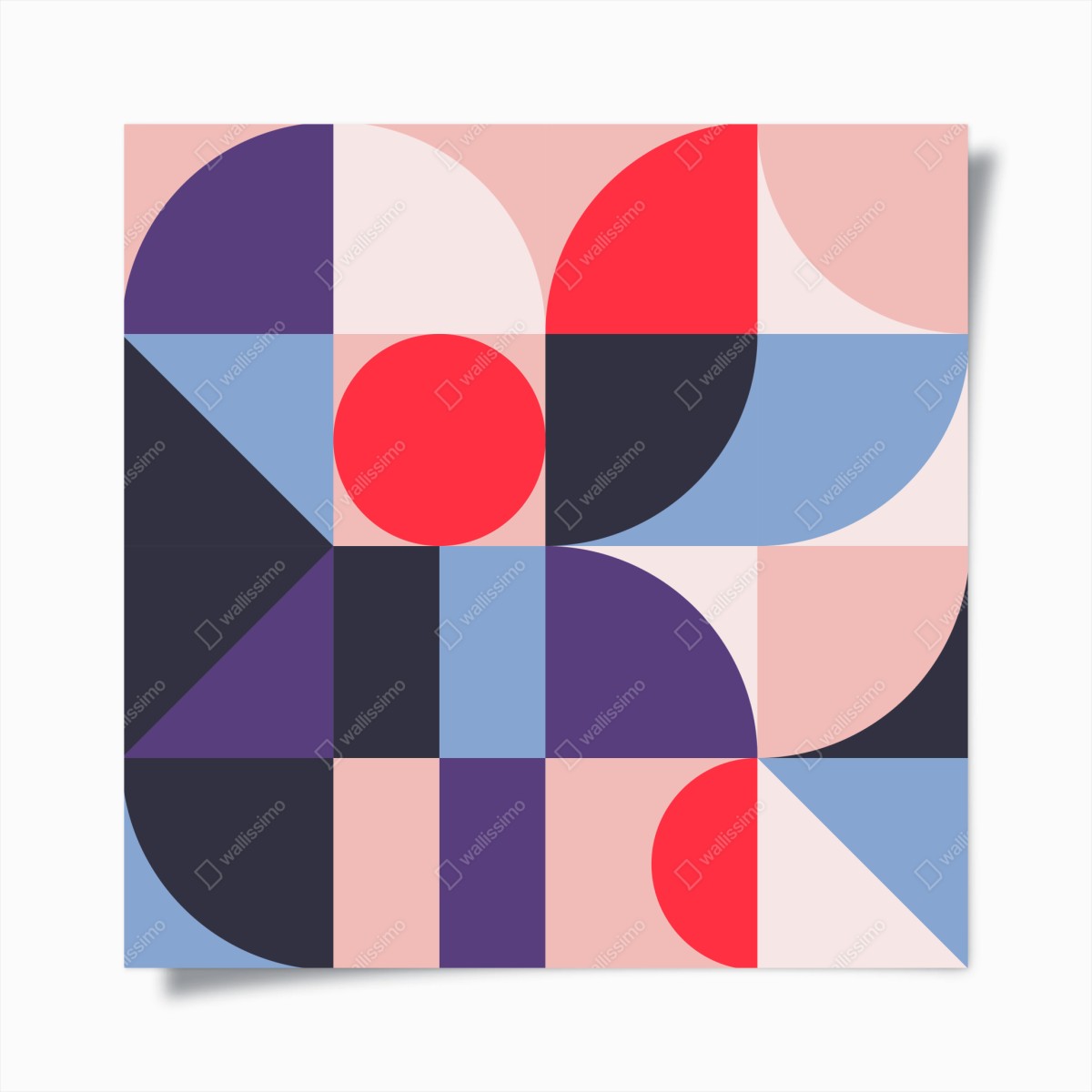 Poster geometrische pastellkomposition – Wallnifity®