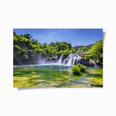 Poster Skradinski Buk wasserfall im Krka Nationalpark – Wallnifity®