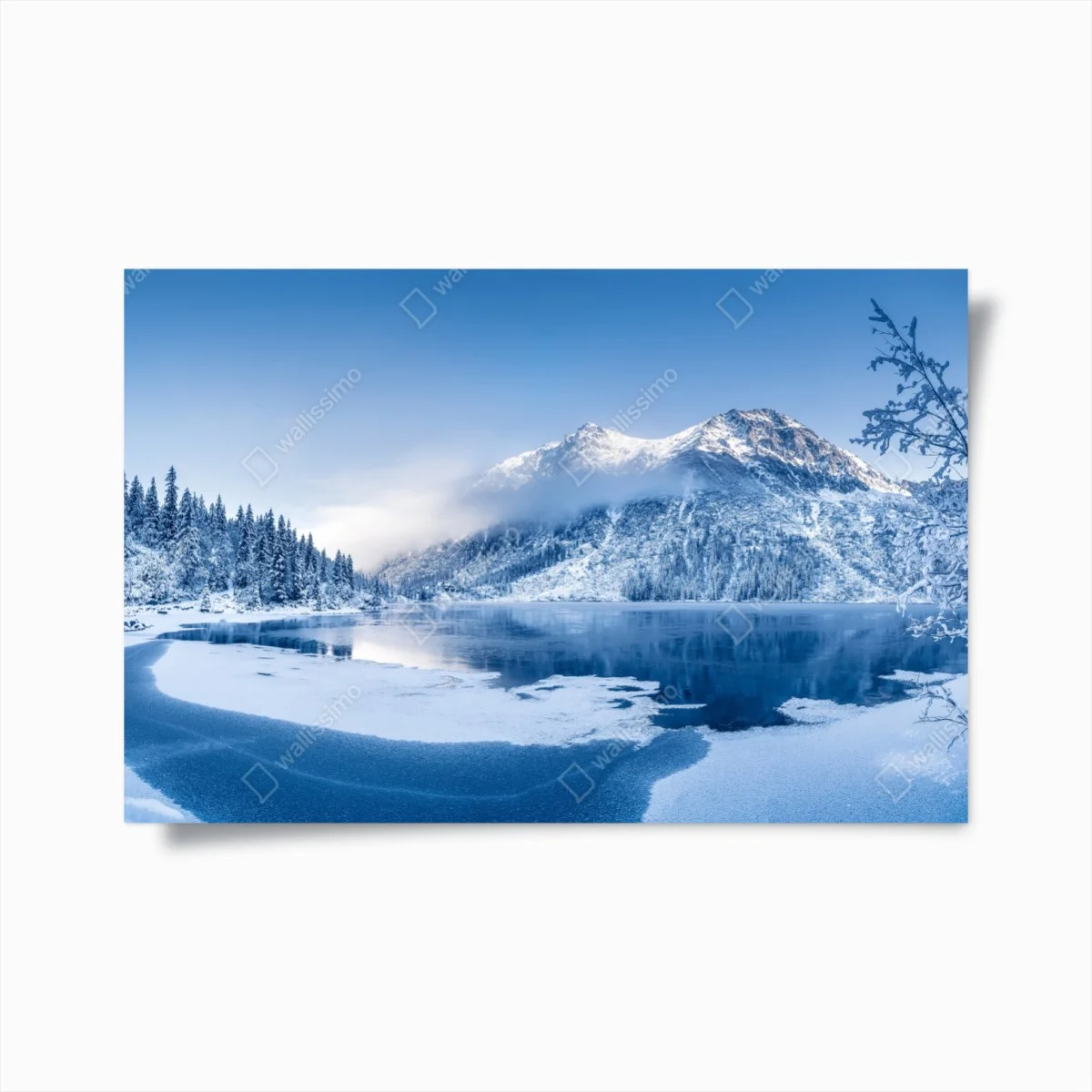 Poster ruhiges winterpanorama der Alpen – Wallnifity® Poster ruhiges winterpanorama der Alpen – Wallnifity®