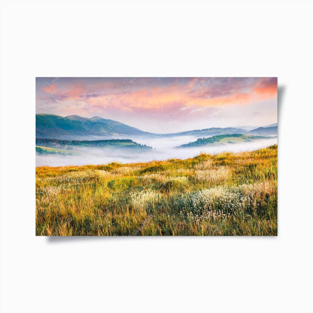 Poster nebliger morgen in den Karpaten – Wallnifity® Poster nebliger morgen in den Karpaten – Wallnifity®