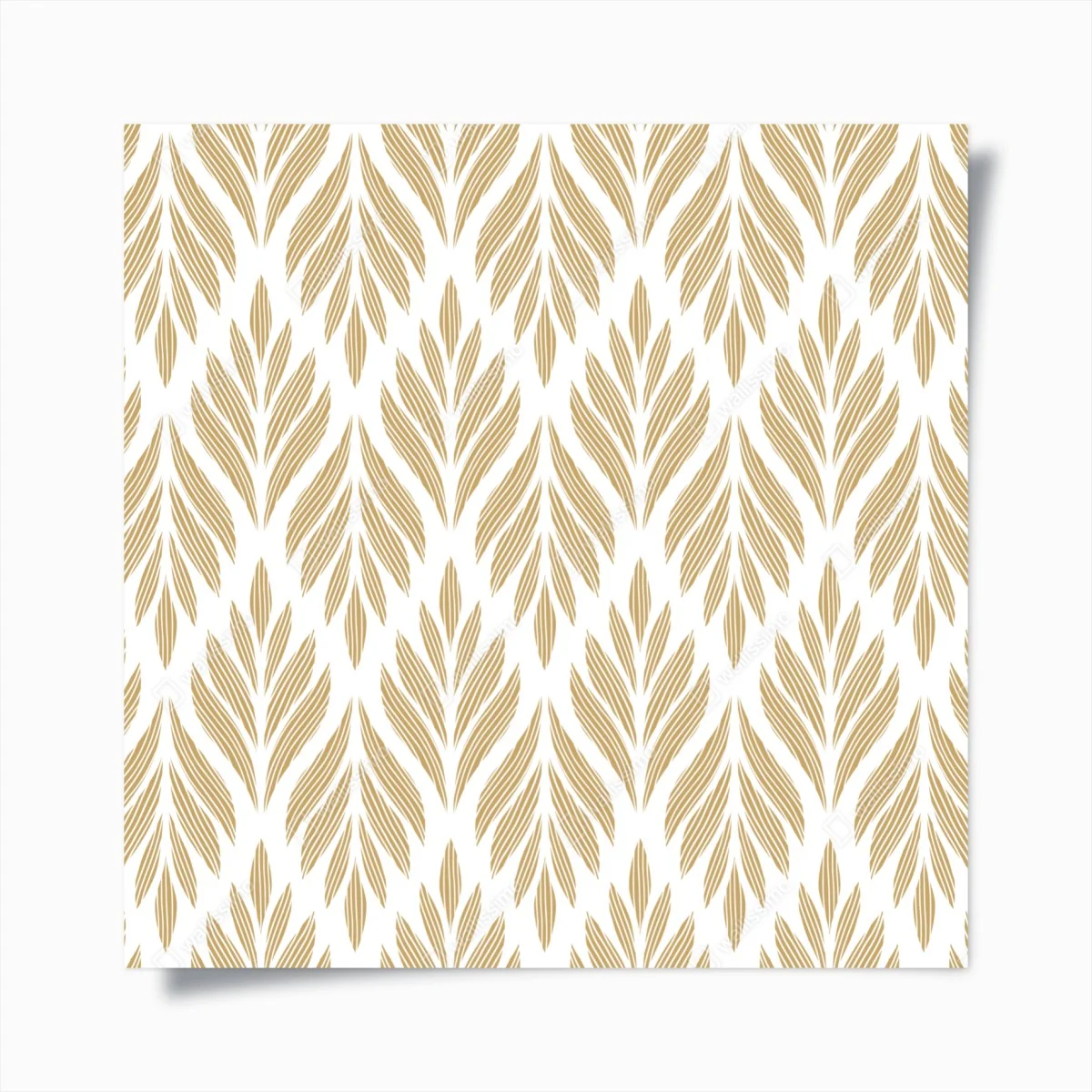 Poster goldenes blattmuster nahtloses design – Wallnifity® Poster goldenes blattmuster nahtloses design – Wallnifity®