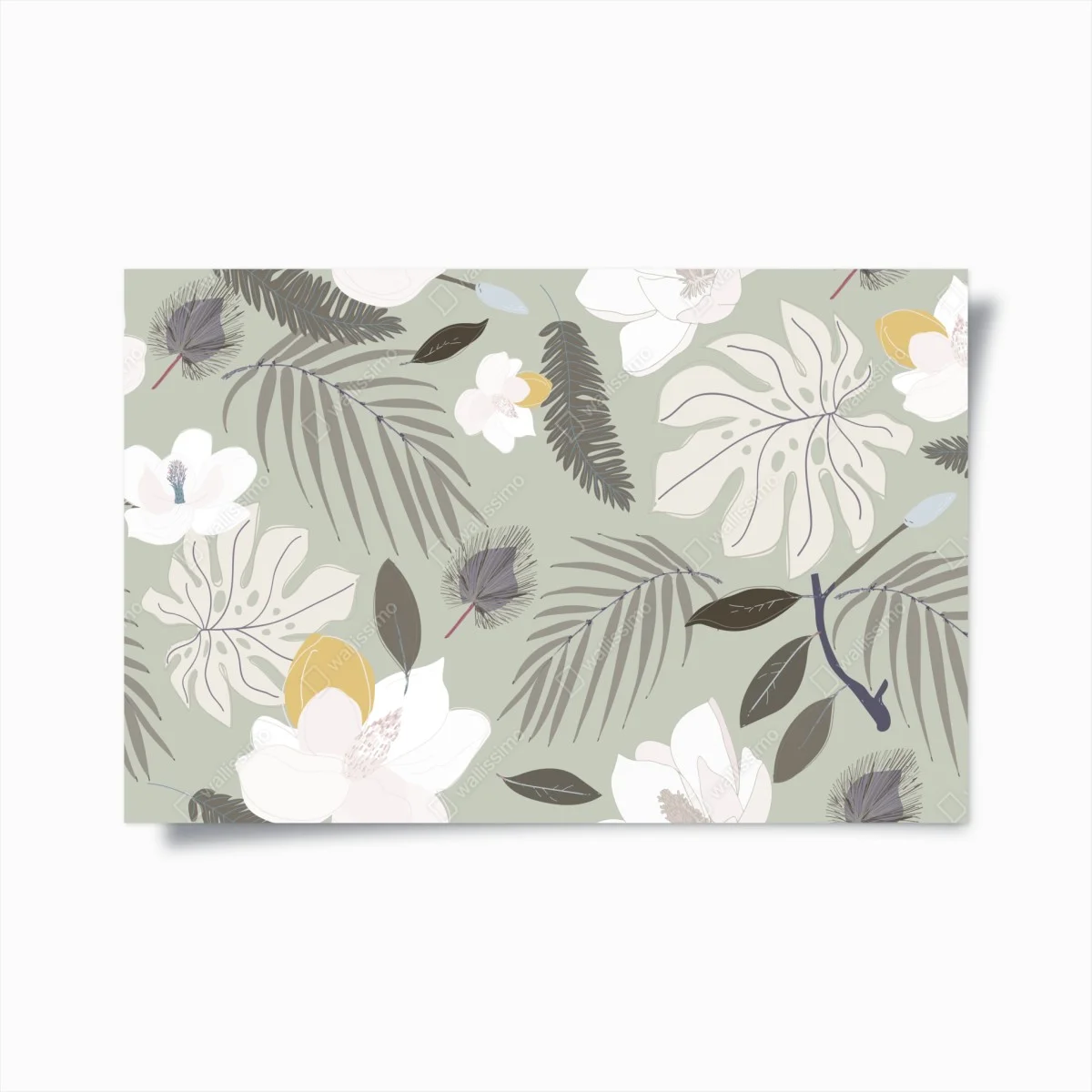Poster zartes pastell botanikmuster – Wallnifity® Poster zartes pastell botanikmuster – Wallnifity®