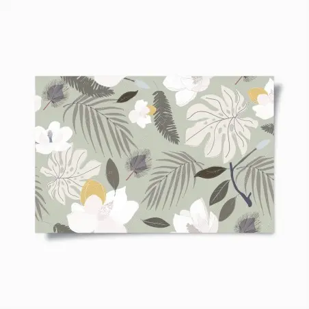 Poster zartes pastell botanikmuster – Wallnifity®