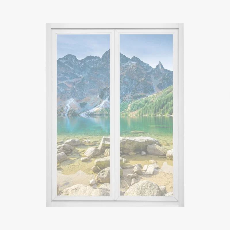Fensteraufkleber Morskie Oko smaragdsee in Tatra