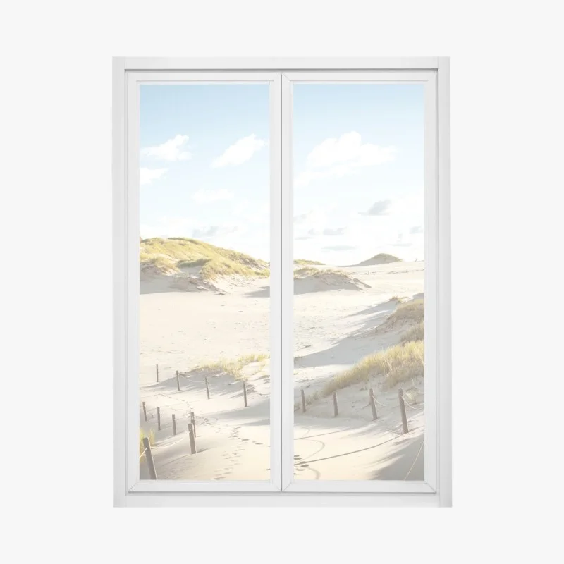 Fensteraufkleber ruhige dünen im Slowinski Nationalpark