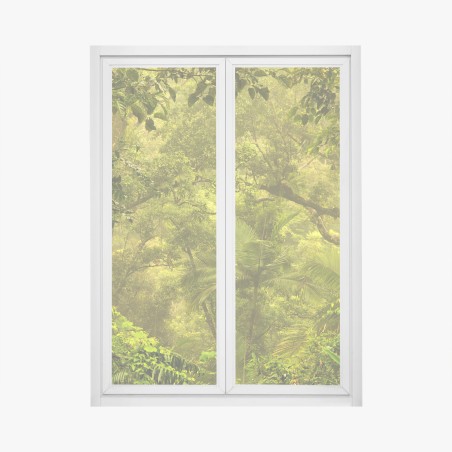 Fensteraufkleber üppiges regenwalddach bei Cairns – Wallnifity®