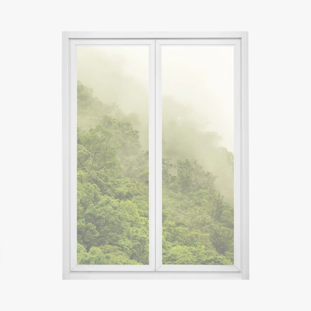 Fensteraufkleber nebeliger regenwald bei Cairns – Wallnifity® Fensteraufkleber nebeliger regenwald bei Cairns – Wallnifity®