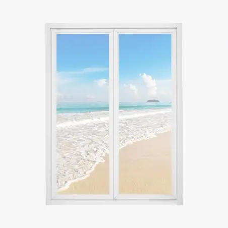 Fensteraufkleber Karon strand, Phuket: ruhige meeresansicht – Wallnifity®
