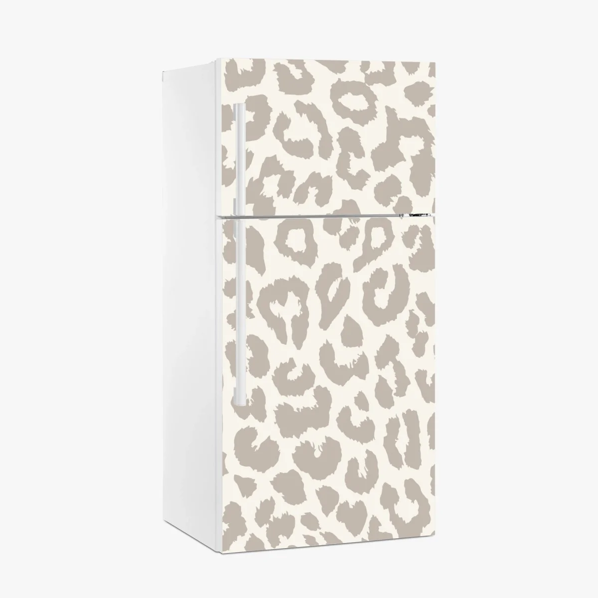 Kühlschrankaufkleber neutrales beiges leopardenmuster – Wallnifity® Kühlschrankaufkleber neutrales beiges leopardenmuster – Wallnifity®