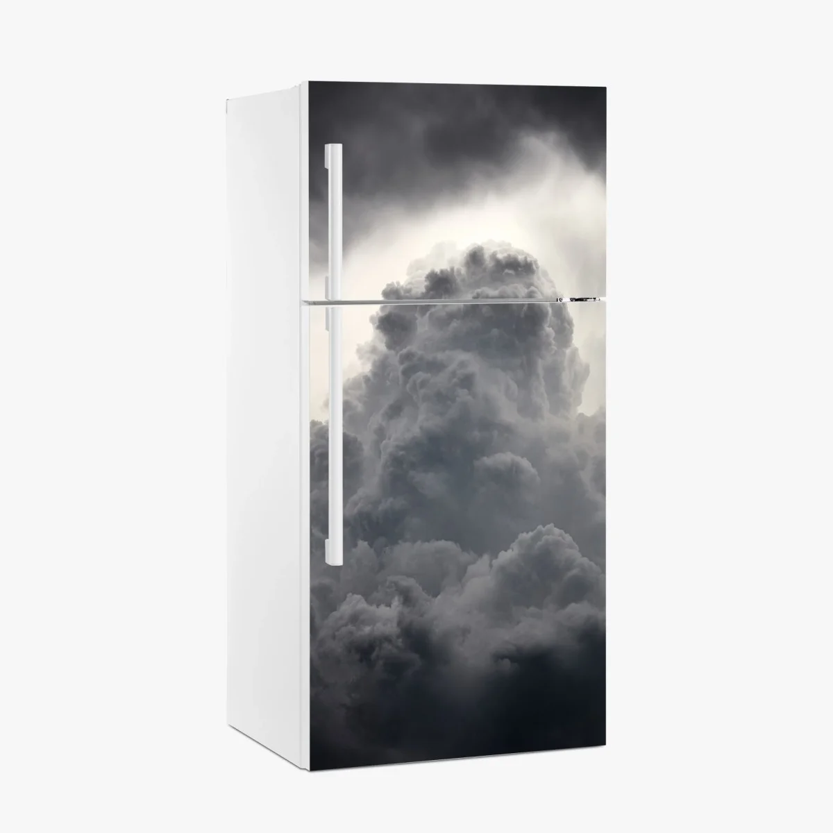 Kühlschrankaufkleber dramatische graue wolkenlandschaft – Wallnifity® Kühlschrankaufkleber dramatische graue wolkenlandschaft – Wallnifity®