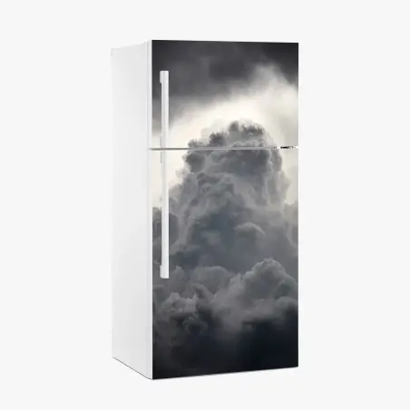 Kühlschrankaufkleber dramatische graue wolkenlandschaft – Wallnifity®