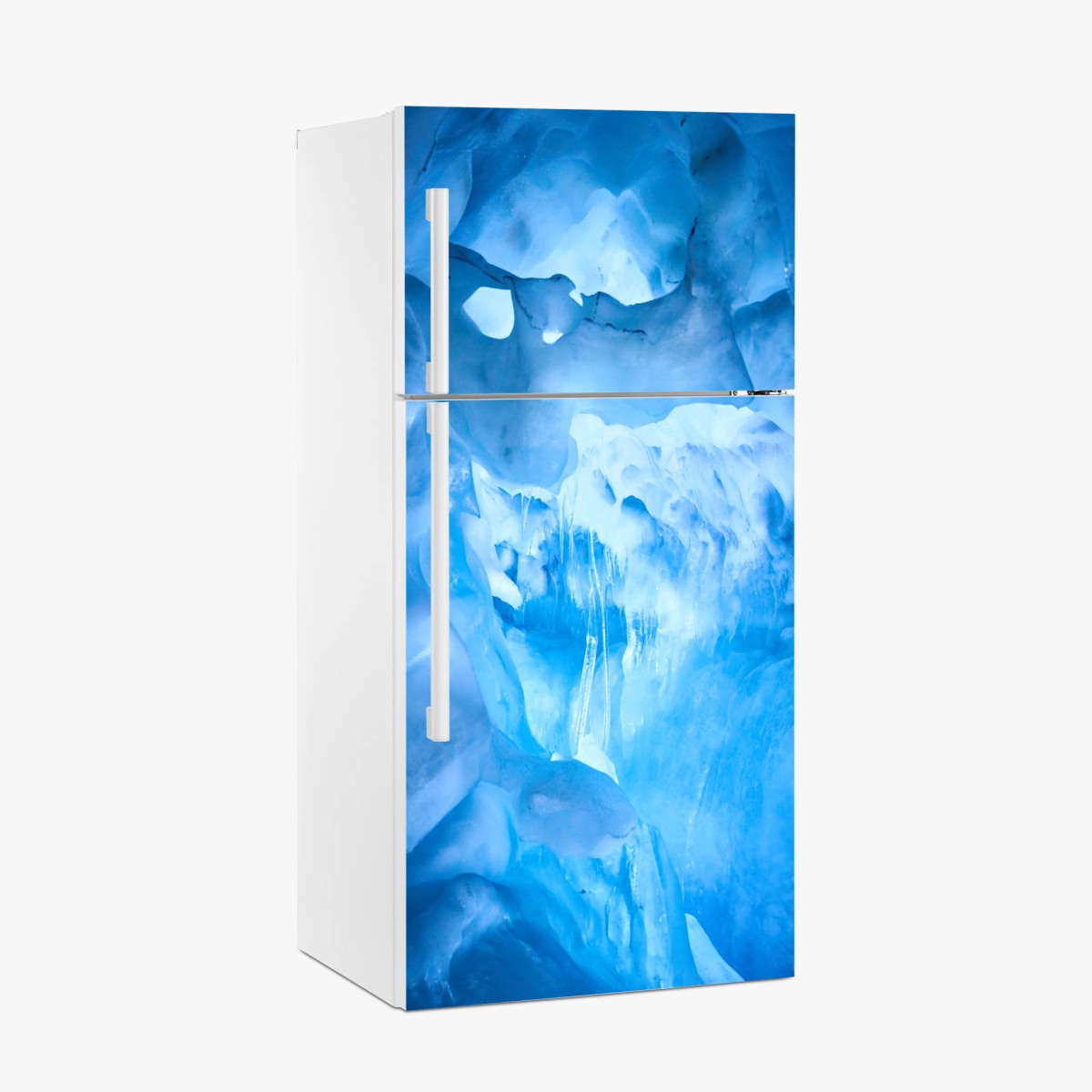 Kühlschrankaufkleber ätherische blaue eishöhle – Wallnifity®