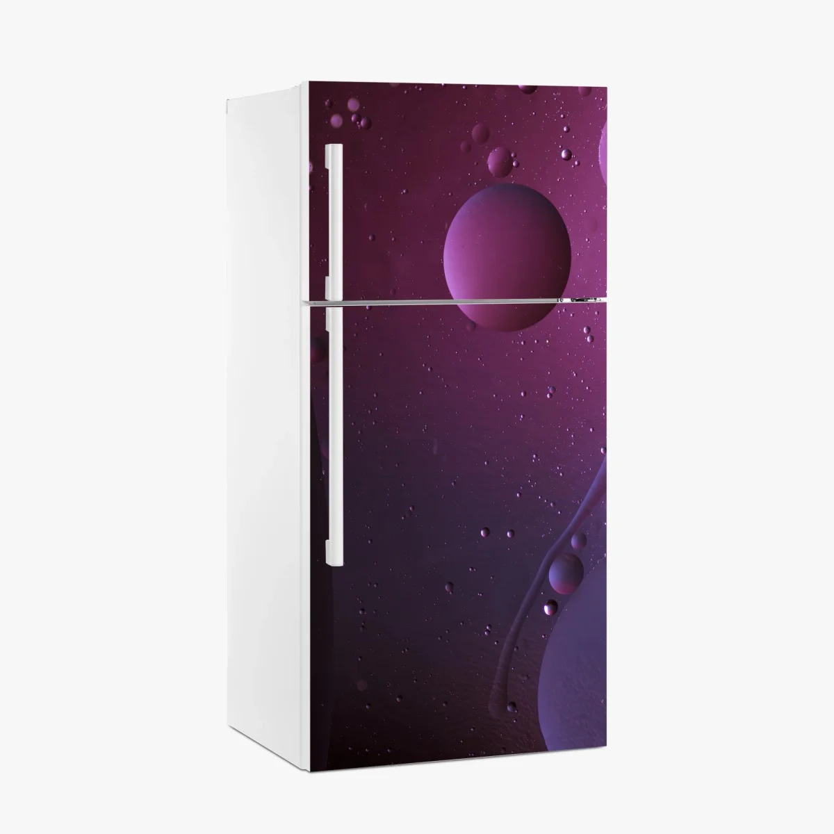 Kühlschrankaufkleber violette kosmische sphären abstrakte kunst – Wallnifity® Kühlschrankaufkleber violette kosmische sphären abstrakte kunst – Wallnifity®