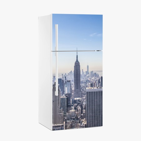 Kühlschrankaufkleber New York skyline mit Empire State Building – Wallnifity®