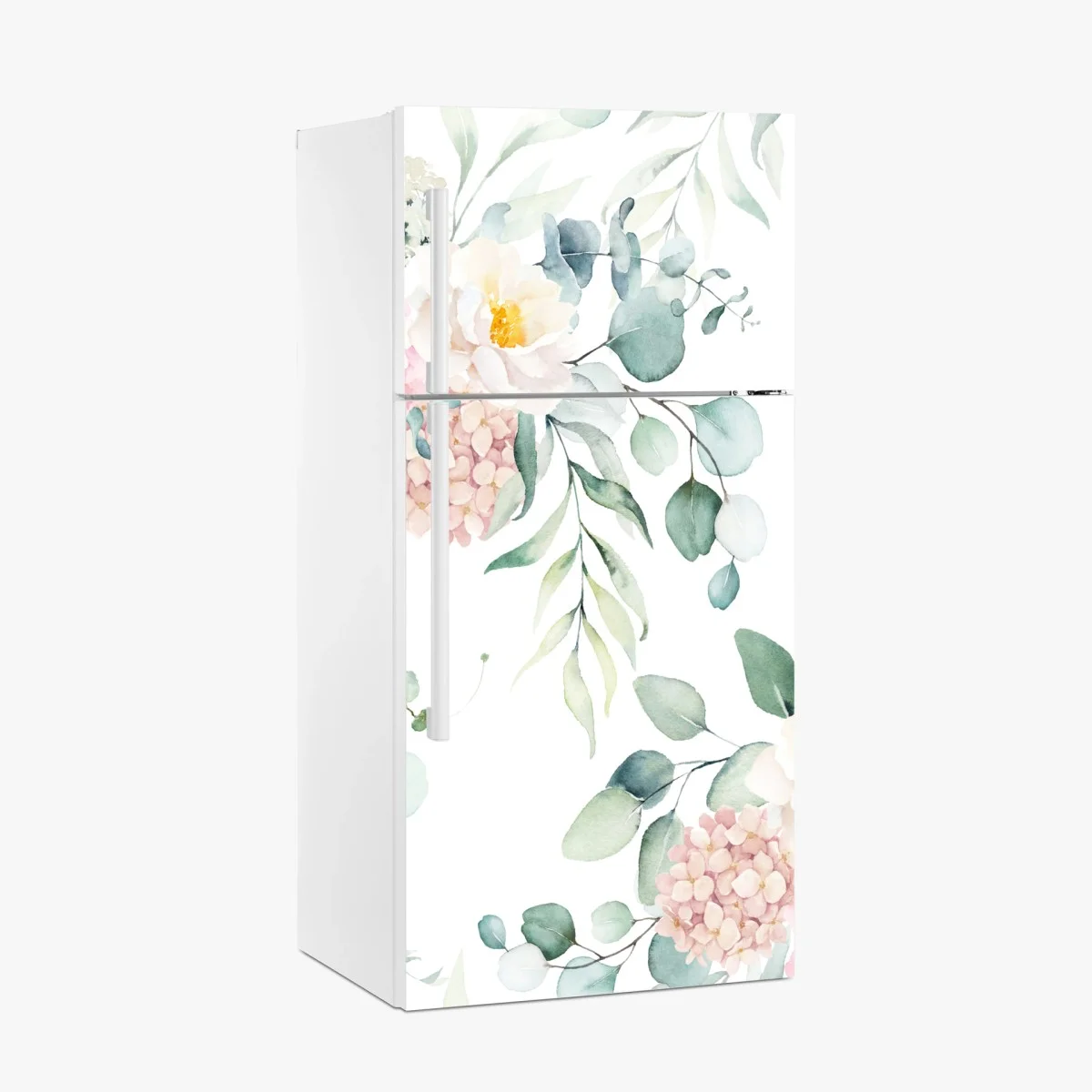 Kühlschrankaufkleber zarter aquarellblumenstrauß – Wallnifity® Kühlschrankaufkleber zarter aquarellblumenstrauß – Wallnifity®