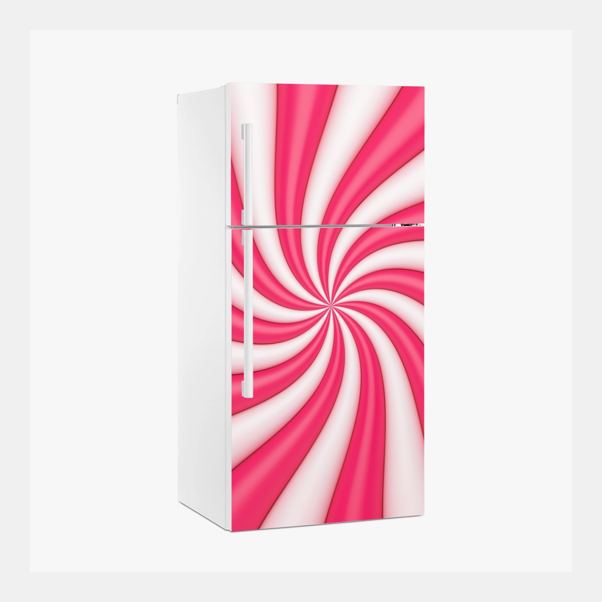 Kühlschrankaufkleber rosa bonbonspirale – Wallnifity®