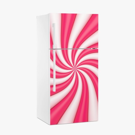 Kühlschrankaufkleber rosa bonbonspirale – Wallnifity®