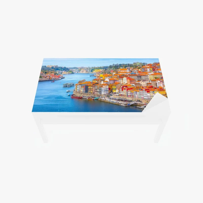 Tischaufkleber und Schreibtischaufkleber Porto uferpanorama