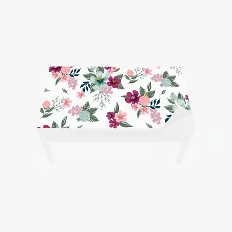 Tischaufkleber und Schreibtischaufkleber pastell blumenmuster – Wallnifity®