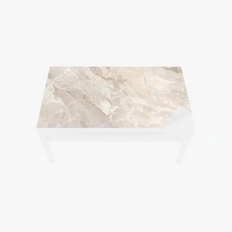Tischaufkleber und Schreibtischaufkleber beige marmorstruktur – Wallnifity®