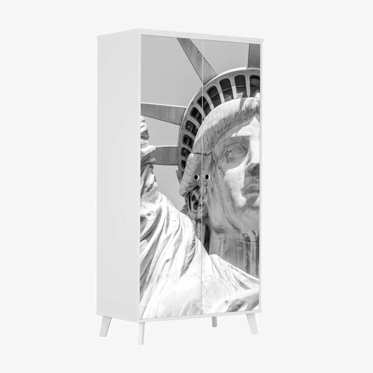 Schrankaufkleber Freiheitsstatue nahaufnahme – Wallnifity® Schrankaufkleber Freiheitsstatue nahaufnahme – Wallnifity®