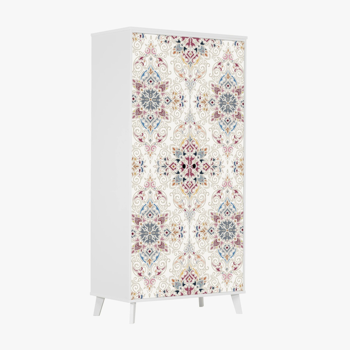 Schrankaufkleber ornamentales vintage-damastmuster – Wallnifity®