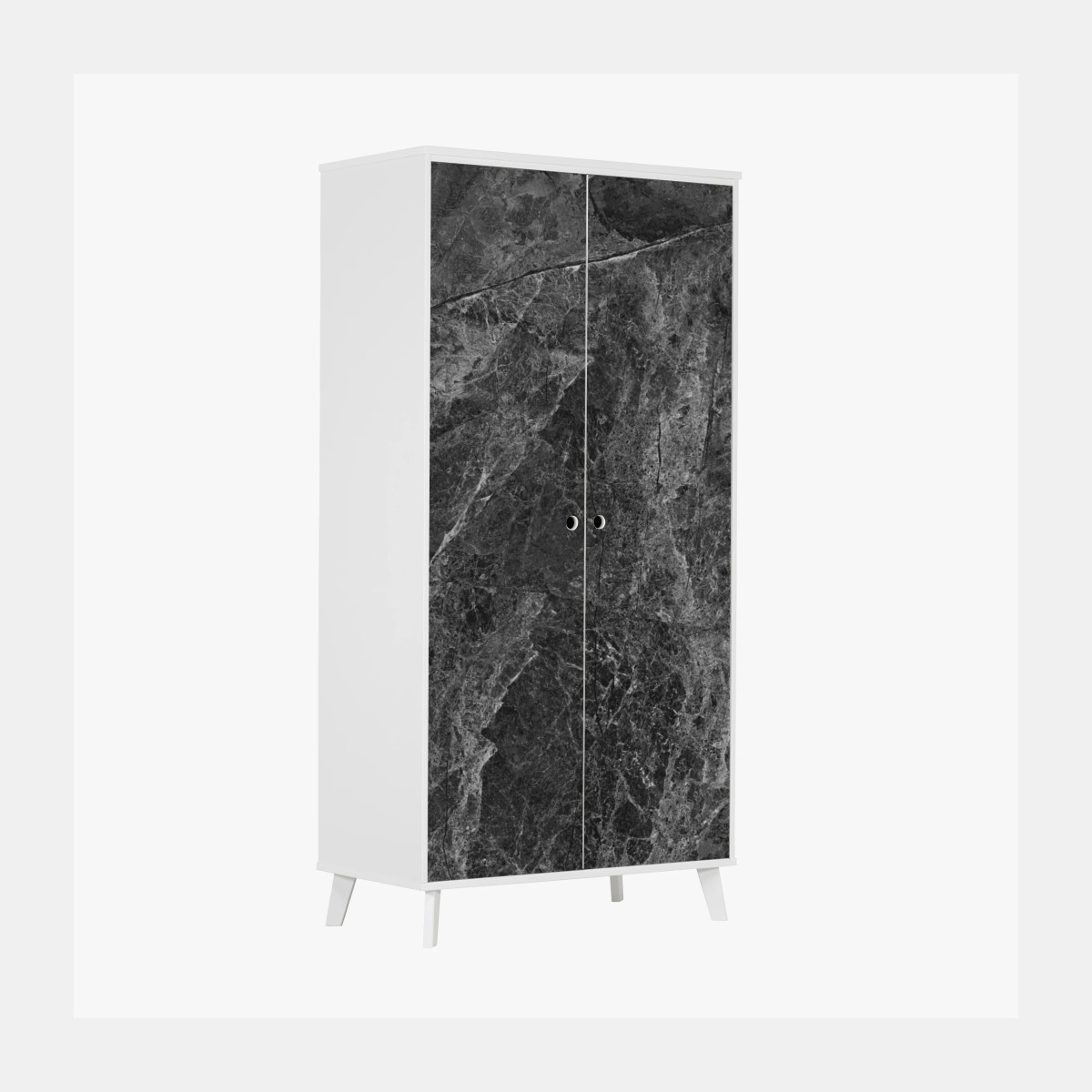 Schrankaufkleber dunkle marmortextur – Wallnifity®