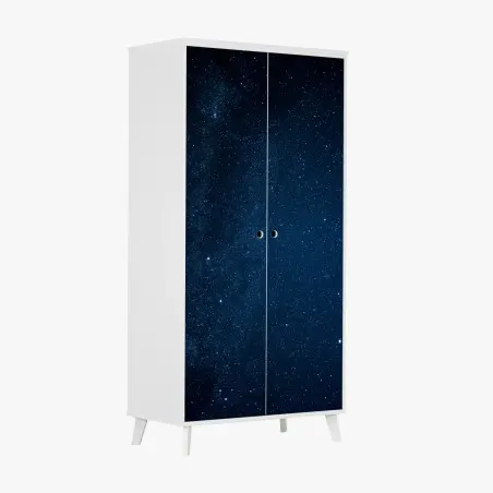 Schrankaufkleber tiefblauer sternenhimmel – Wallnifity®