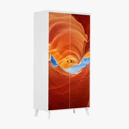 Schrankaufkleber Antelope Canyon geschwungene sandsteinformationen – Wallnifity®