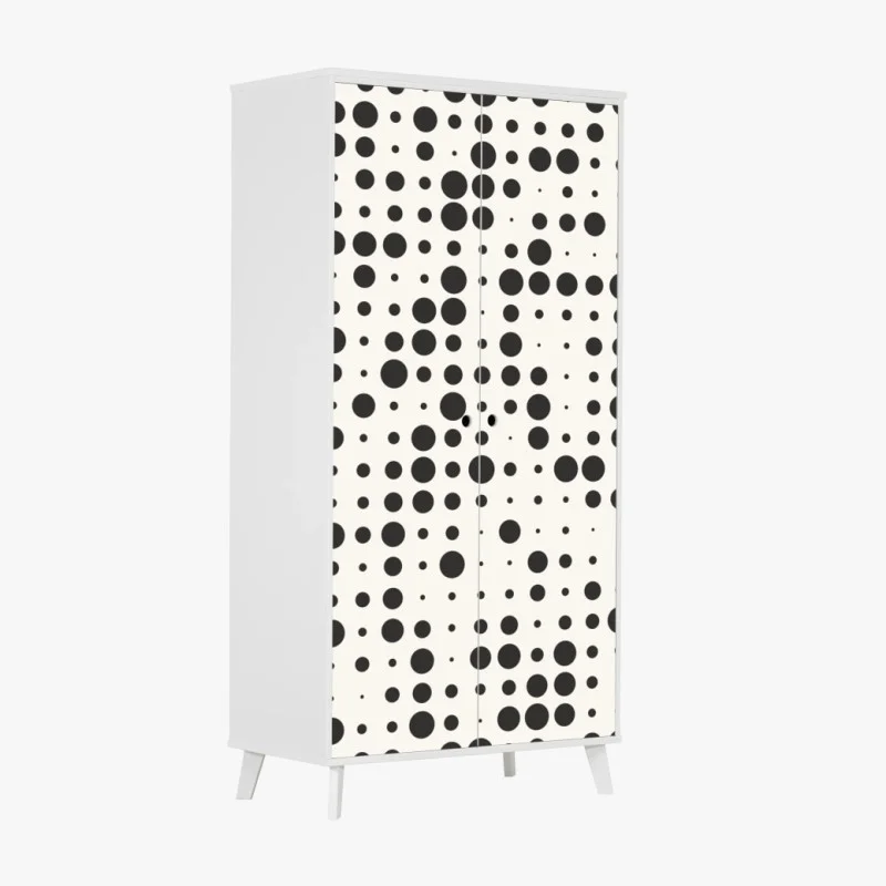 Schrankaufkleber minimalistisches punktmuster – Wallnifity® Schrankaufkleber minimalistisches punktmuster – Wallnifity®