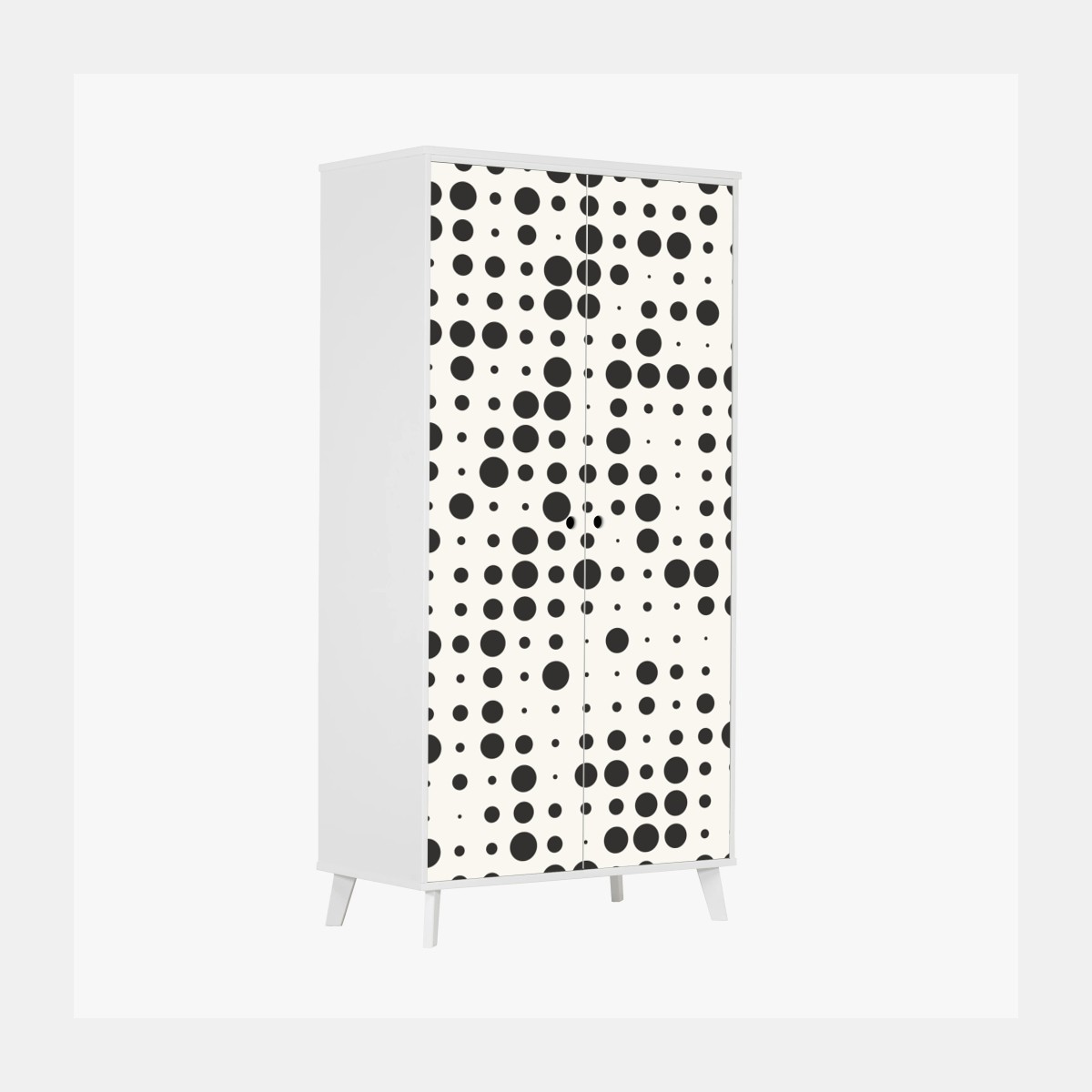 Schrankaufkleber minimalistisches punktmuster – Wallnifity®