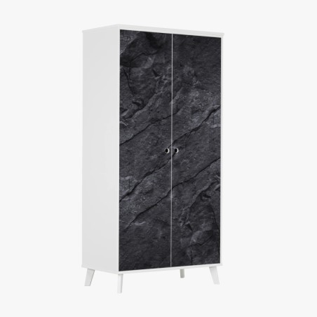 Schrankaufkleber dunkle steintextur – Wallnifity®